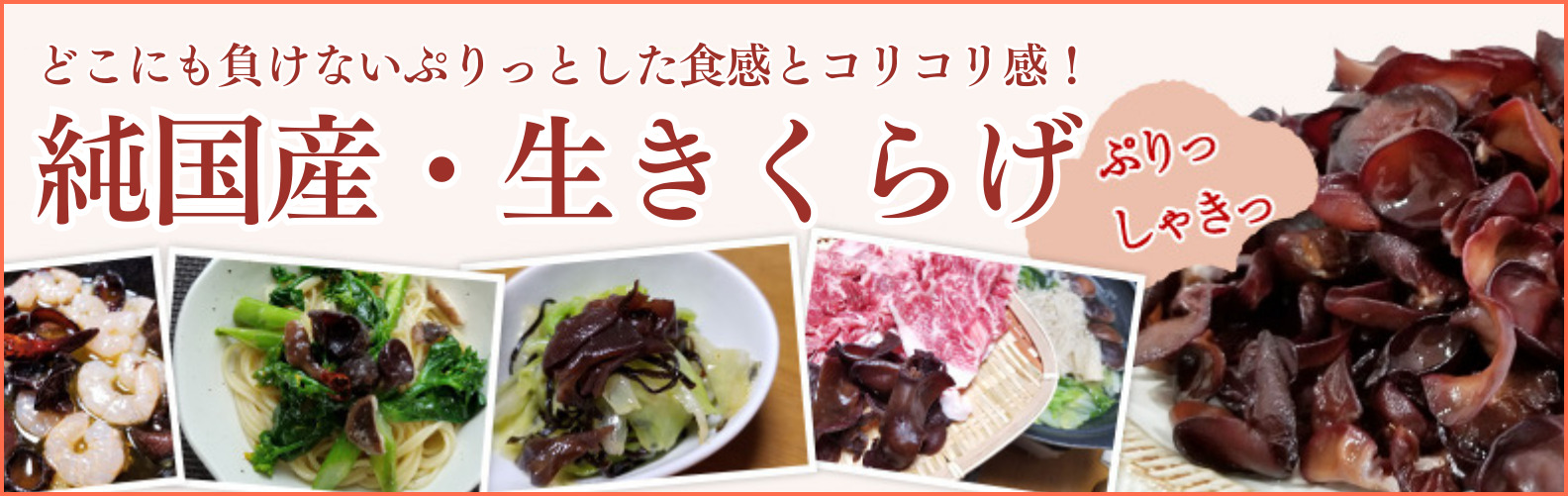 国産きくらげの生産・通信販売の緑工房｜菌床から純国産に
